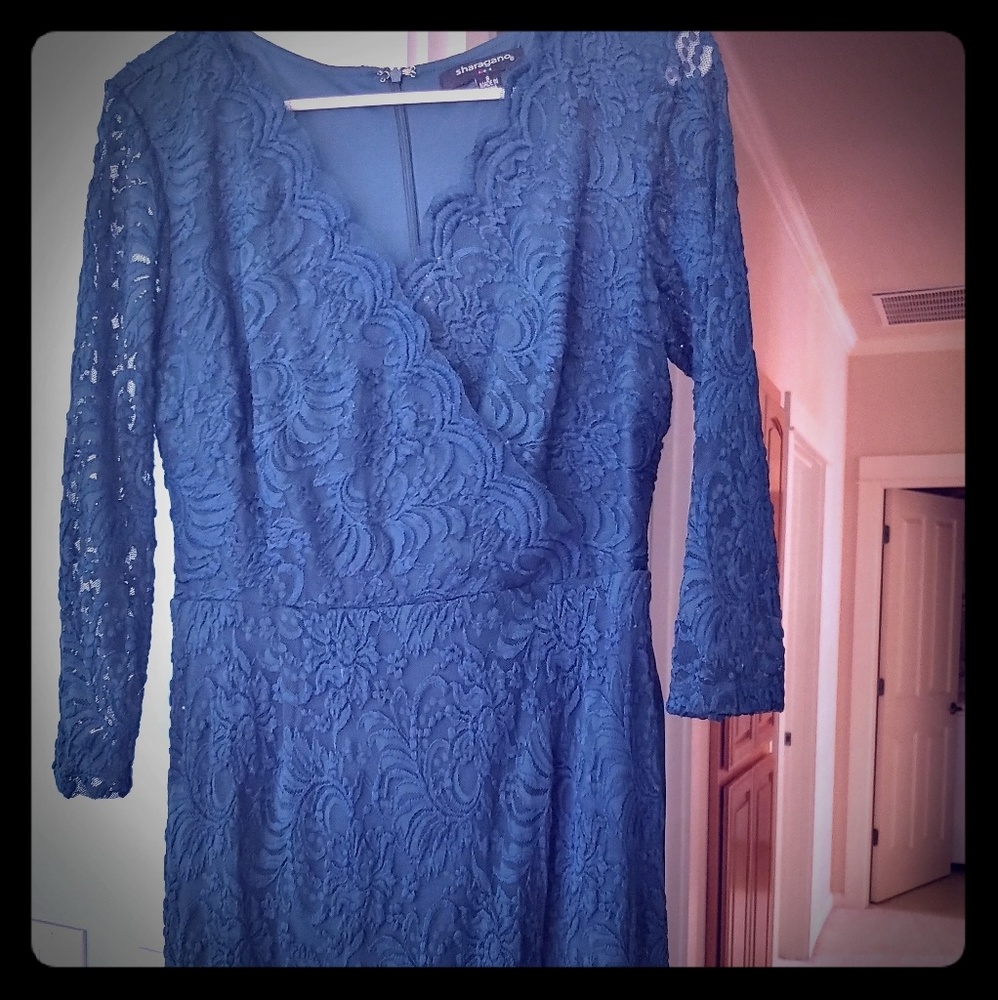 Green lace style dress